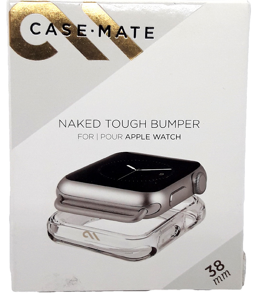 Case-Mate Naked Tough Bumper for 38mm Apple Watch Sport & Edition, Clear. (New) - Image 3