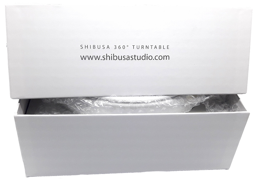 Shibusa 8″ 3D Photo Display Rotating Turntable 360 Degree Cake Photography Stand Base. (New) - Image 3