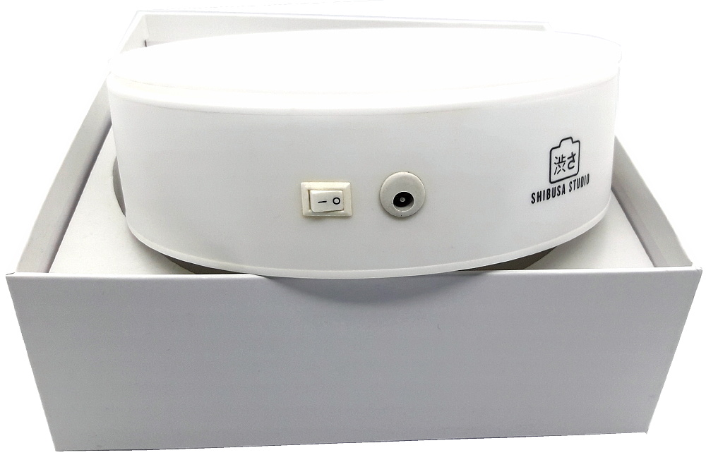 Shibusa 8″ 3D Photo Display Rotating Turntable 360 Degree Cake Photography Stand Base. (New) - Image 4