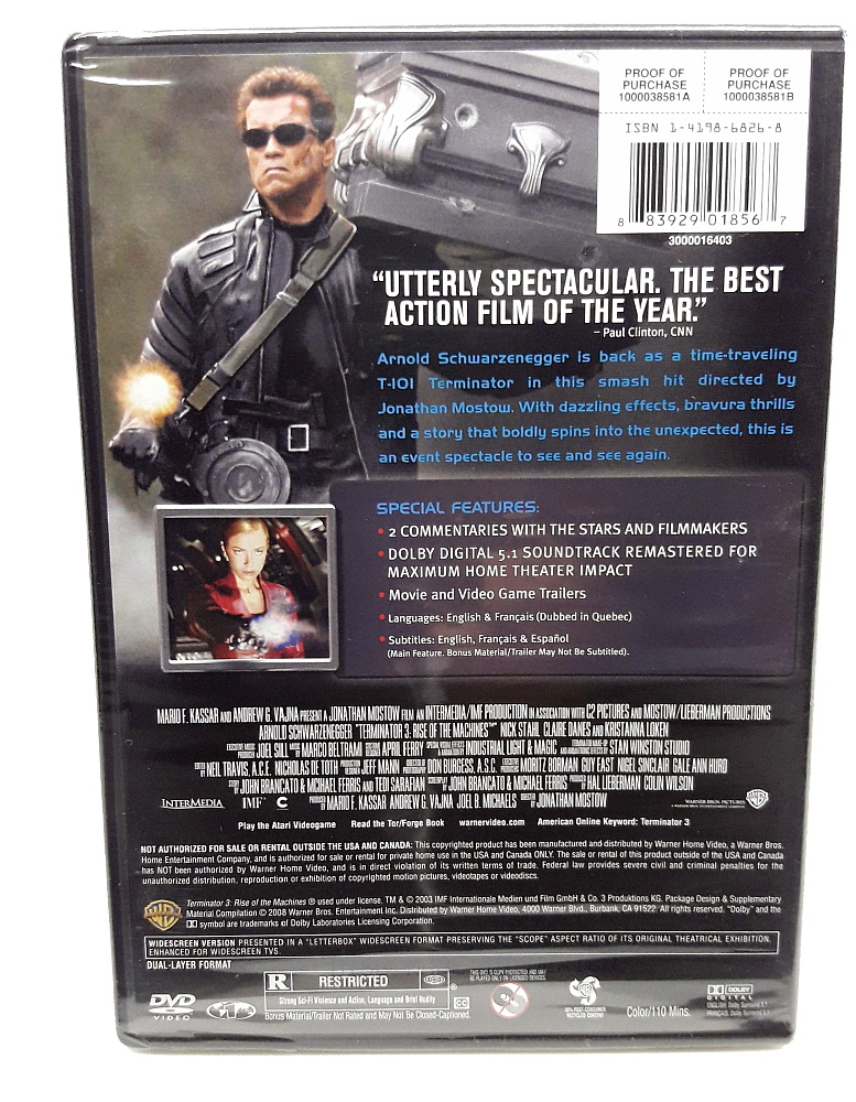 Terminator 3, Rise Of The Machine - Arnold Schwarzenegger - (New) - Image 3